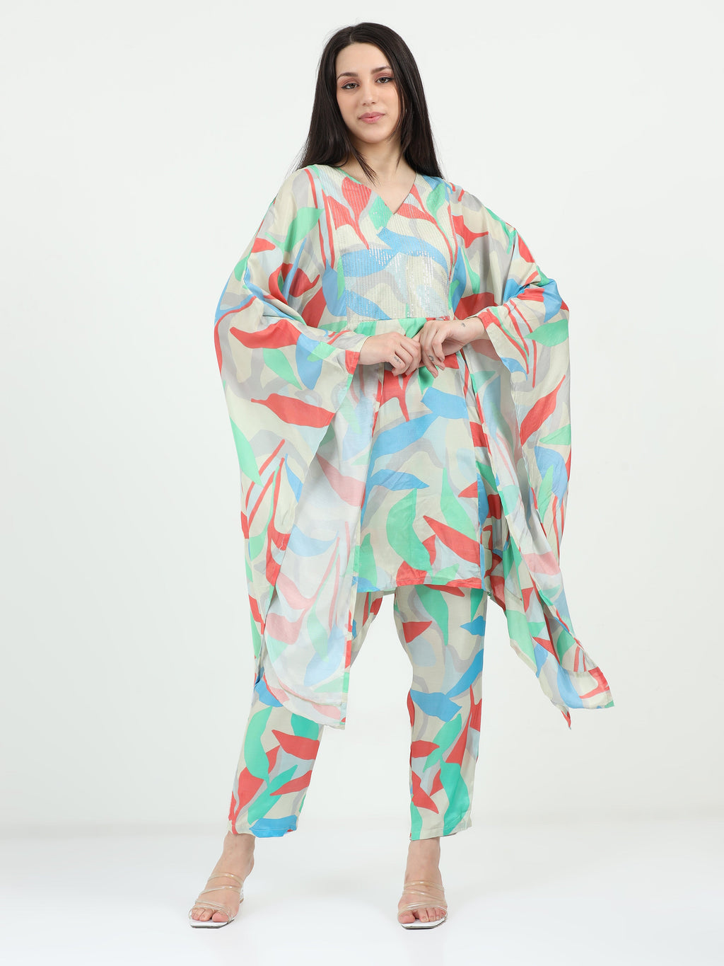 Desi Drama Kaftan Set