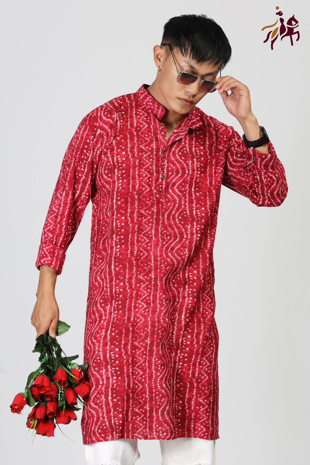 Laal Lion Kurta