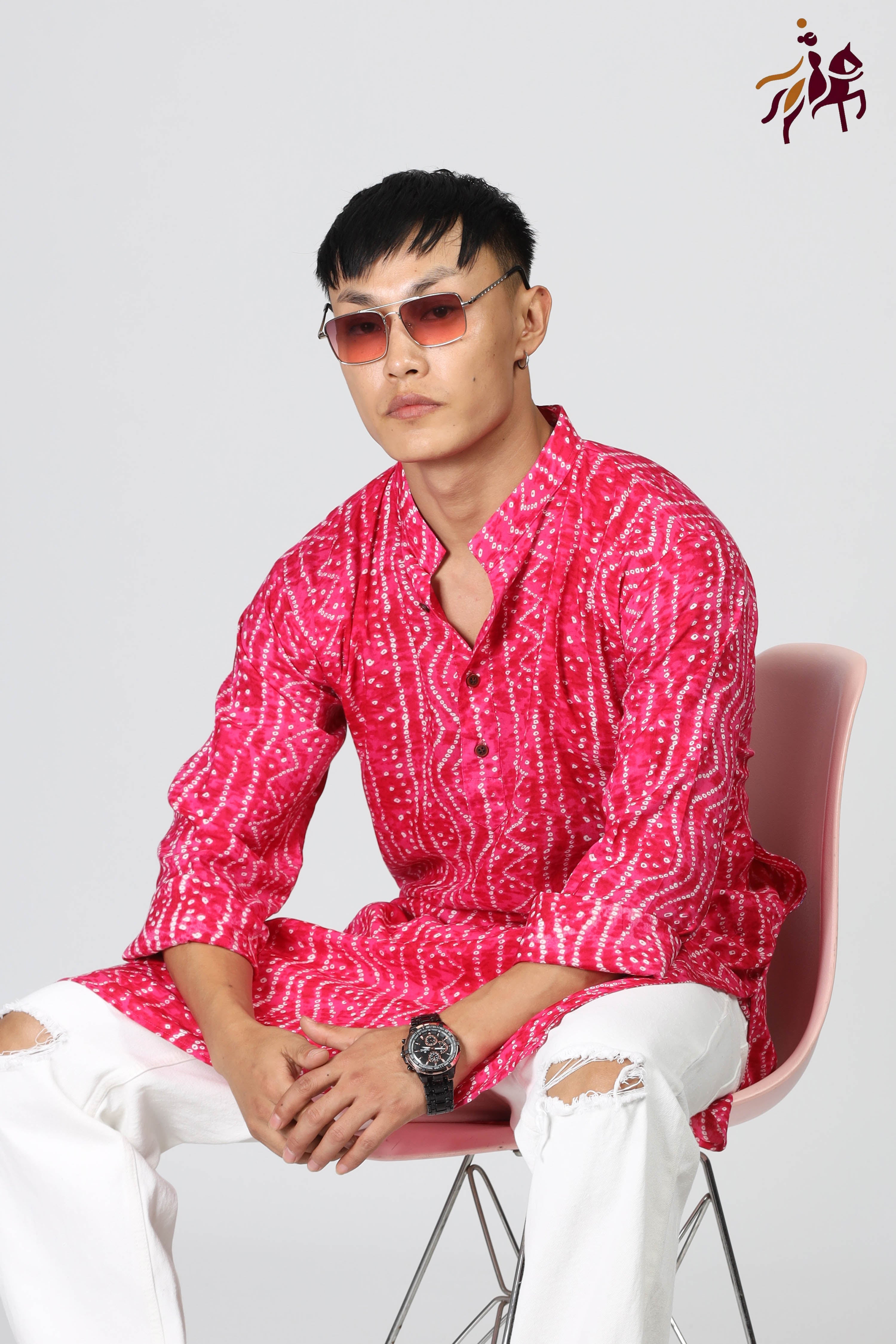 Gulabi Gangster Kurta