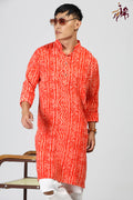 Gerua Groove Kurta