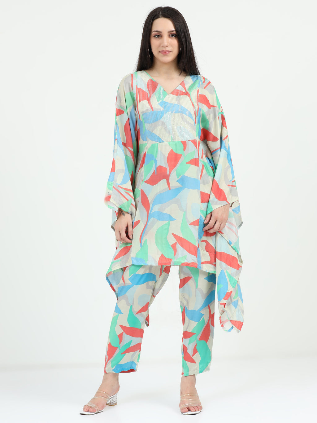 Desi Drama Kaftan Set