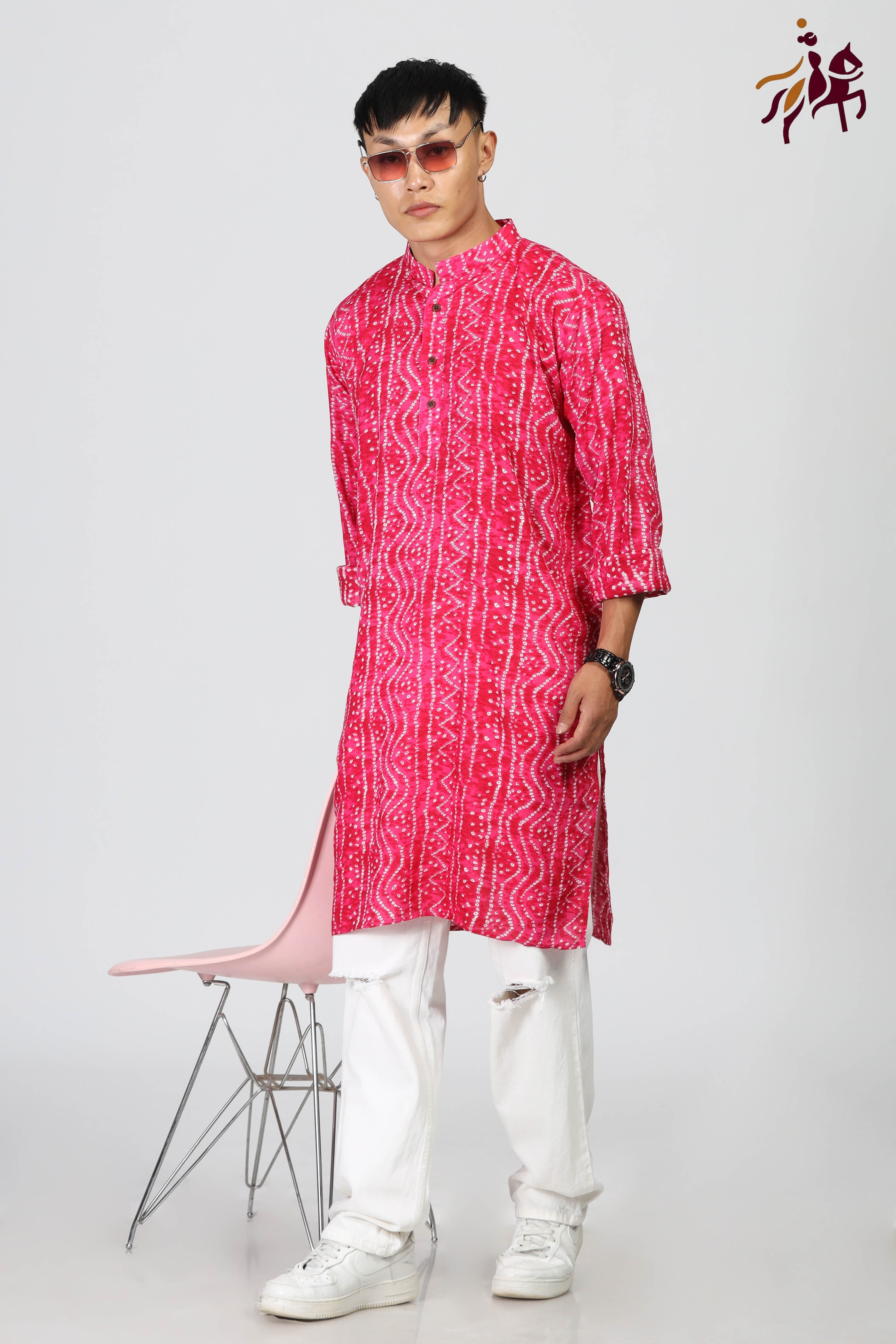 Gulabi Gangster Kurta