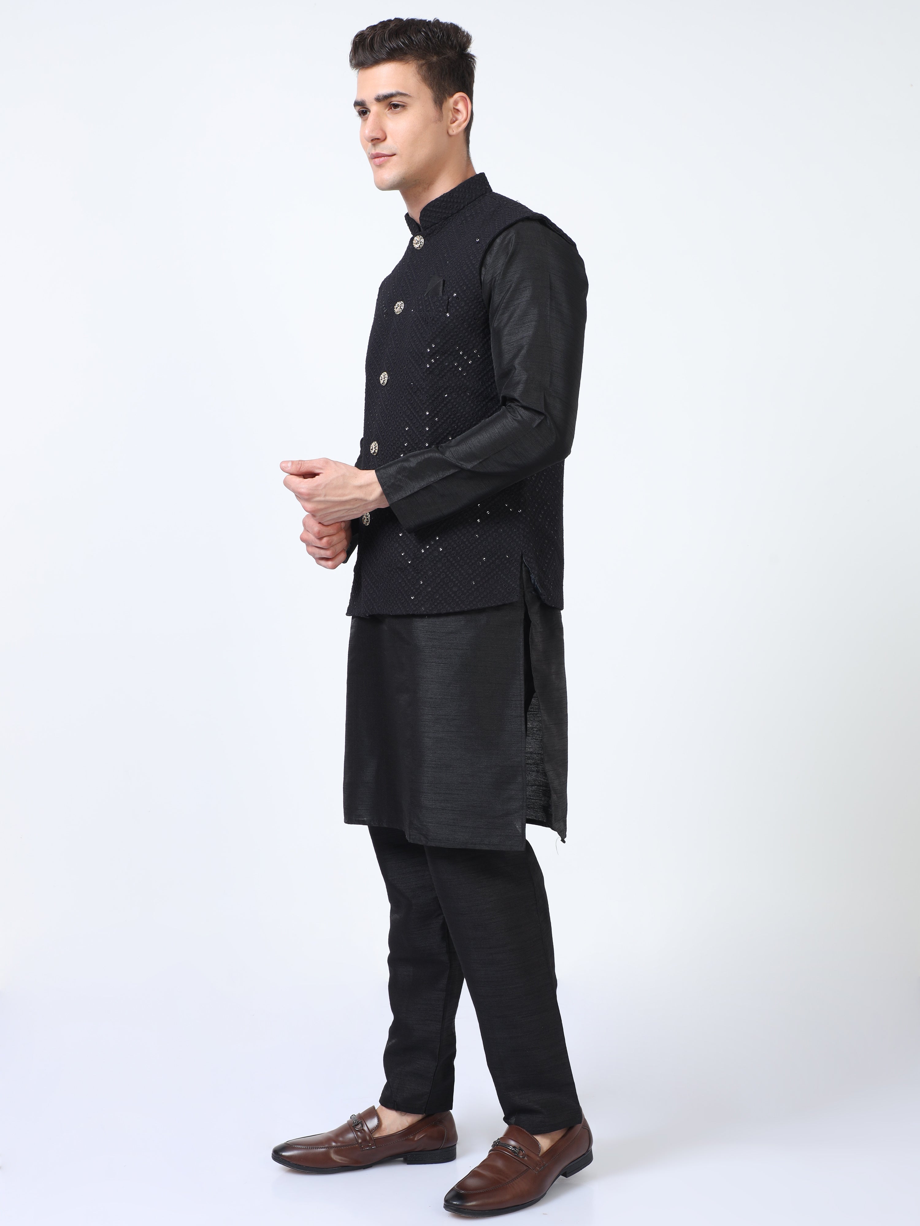 Kala Kesari Kurta Set