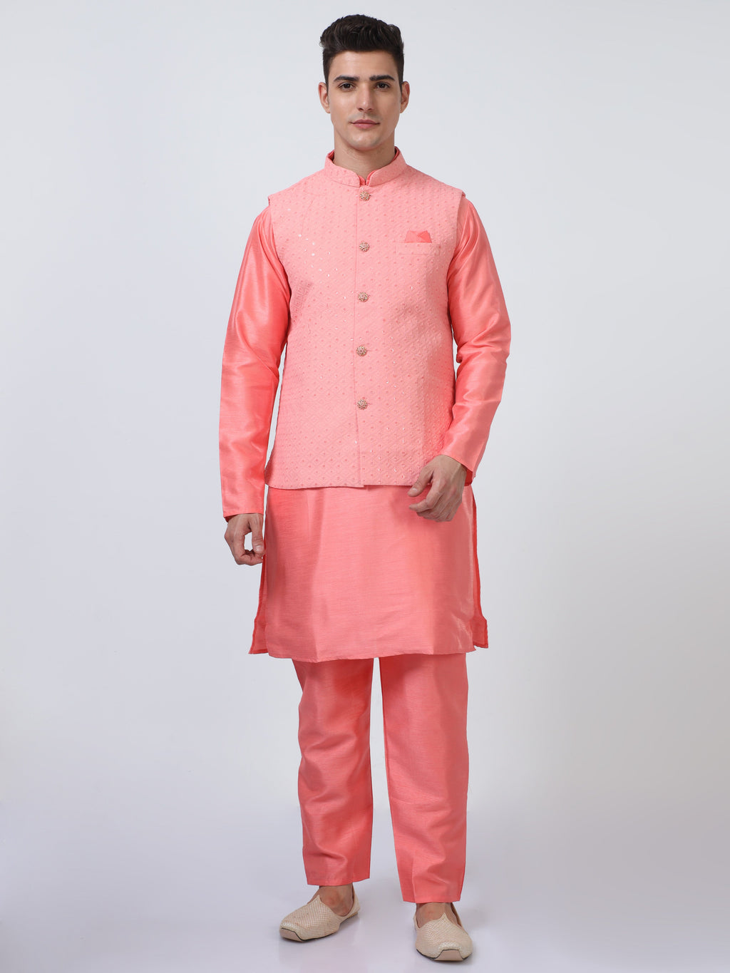 Gulabi Ghazal Kurta Set