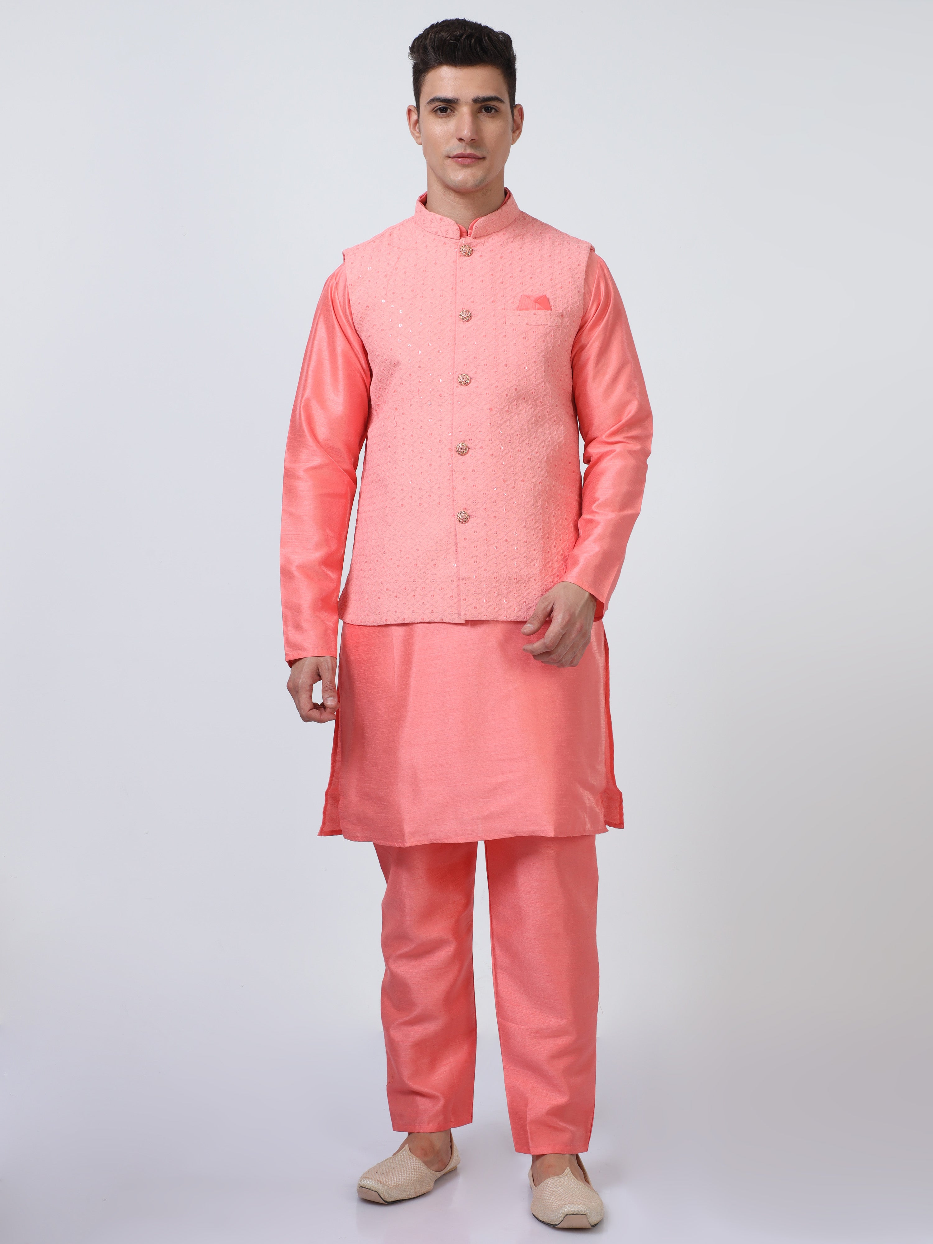 Gulabi Ghazal Kurta Set