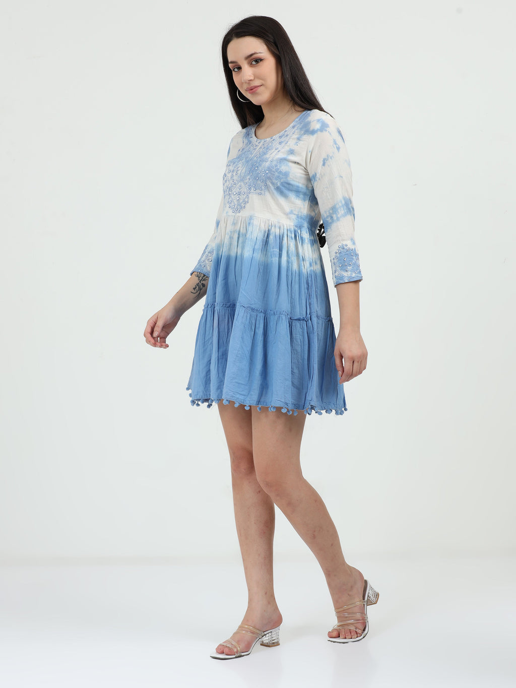 Aasmani Blue Dress