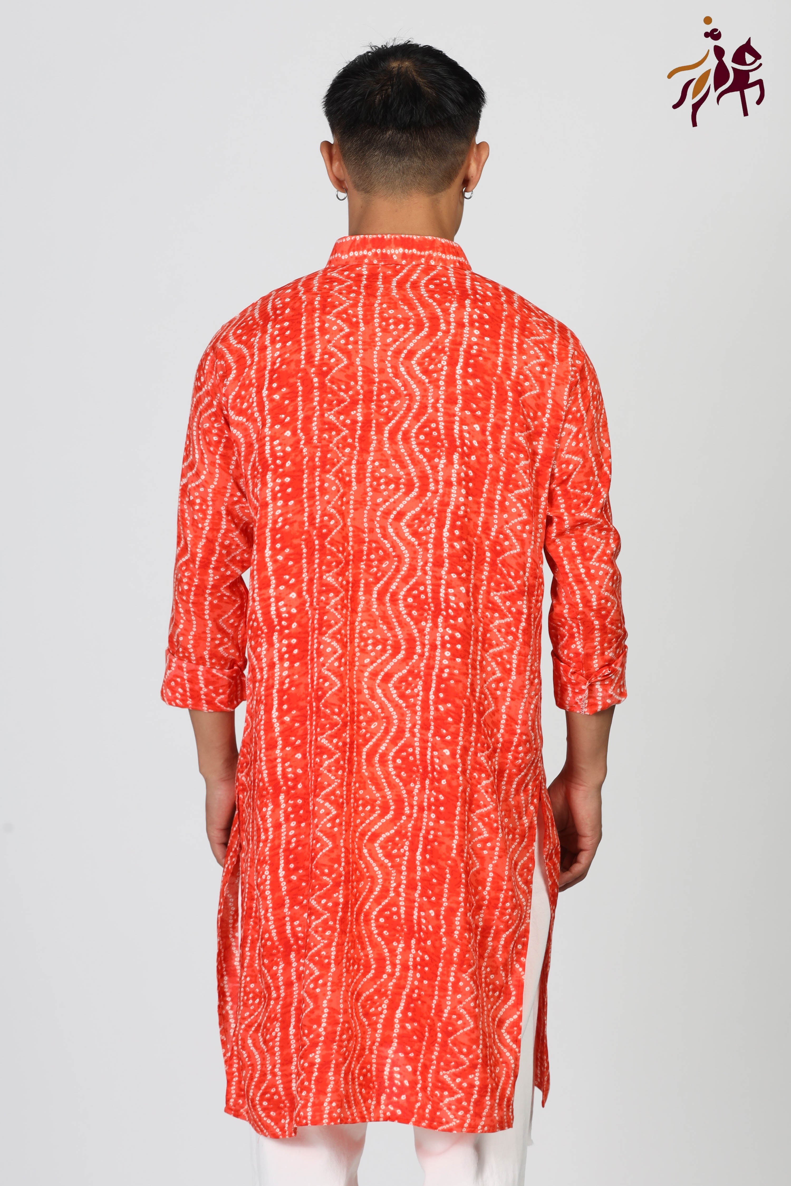 Gerua Groove Kurta