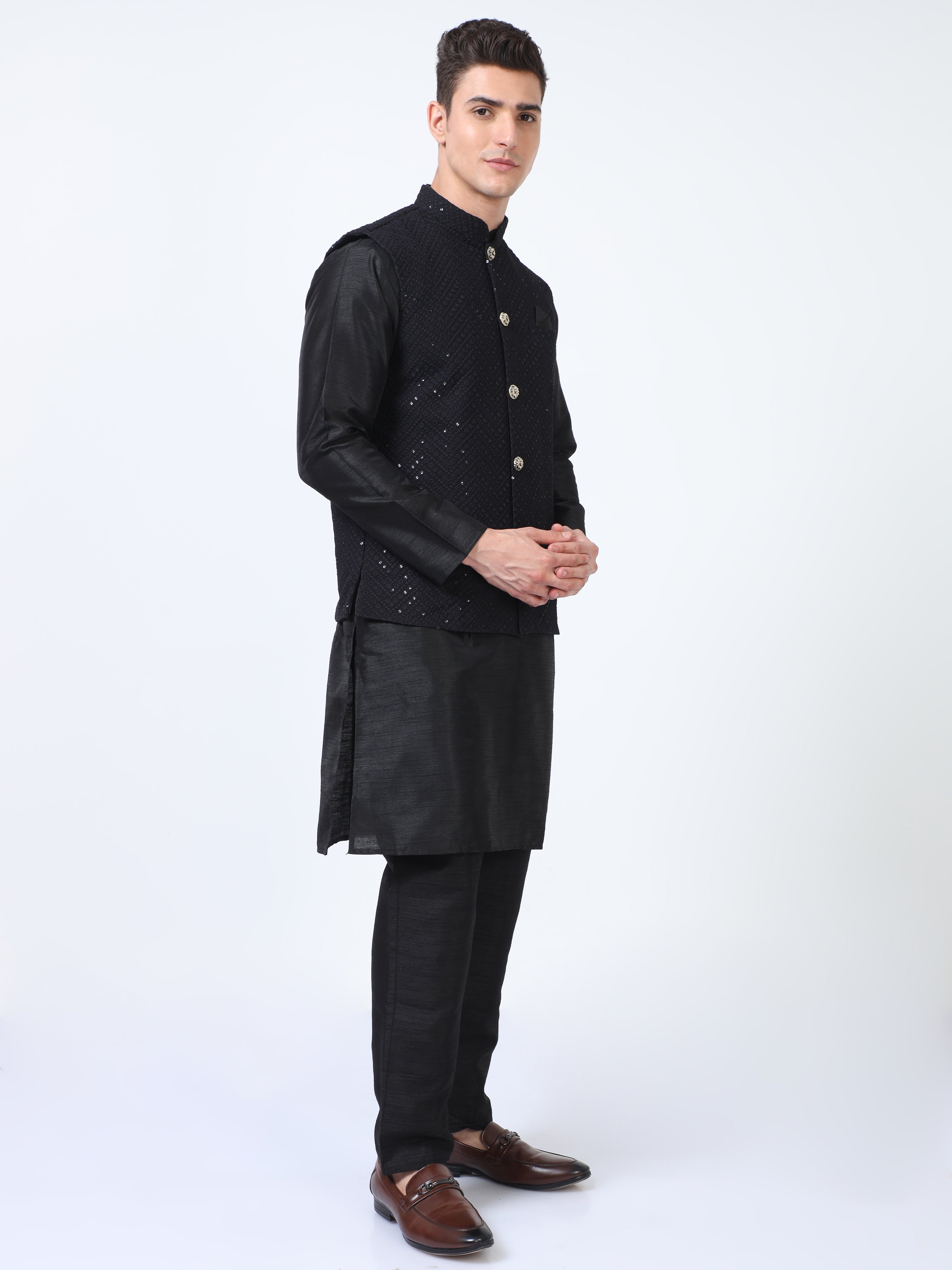 Kala Kesari Kurta Set