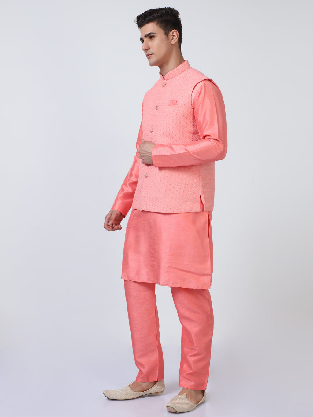 Gulabi Ghazal Kurta Set