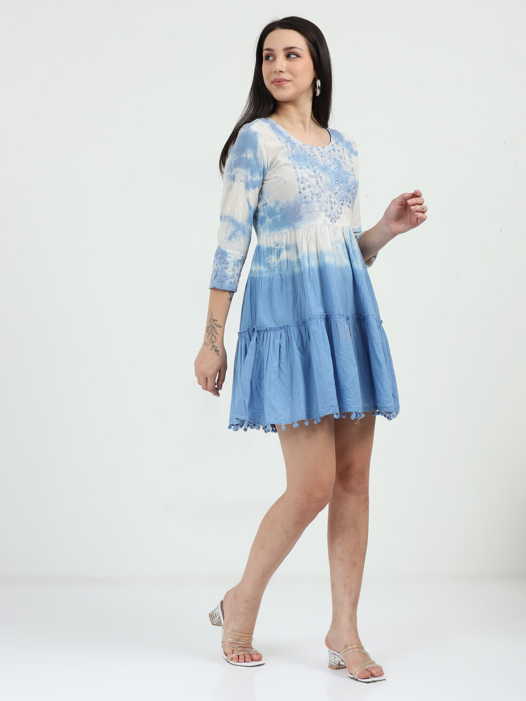 Aasmani Blue Dress
