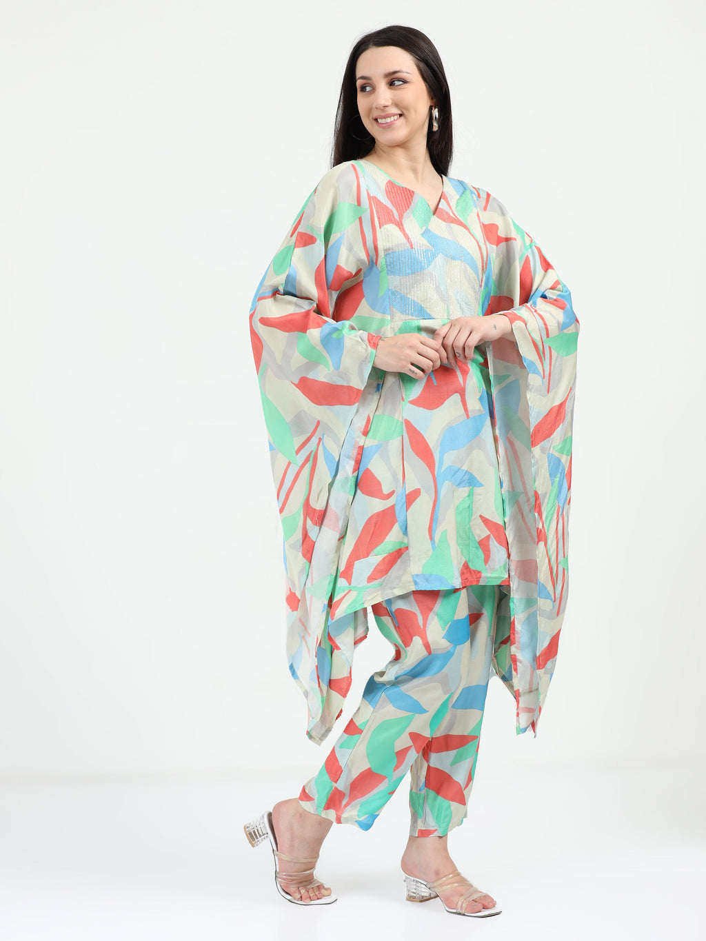 Desi Drama Kaftan Set