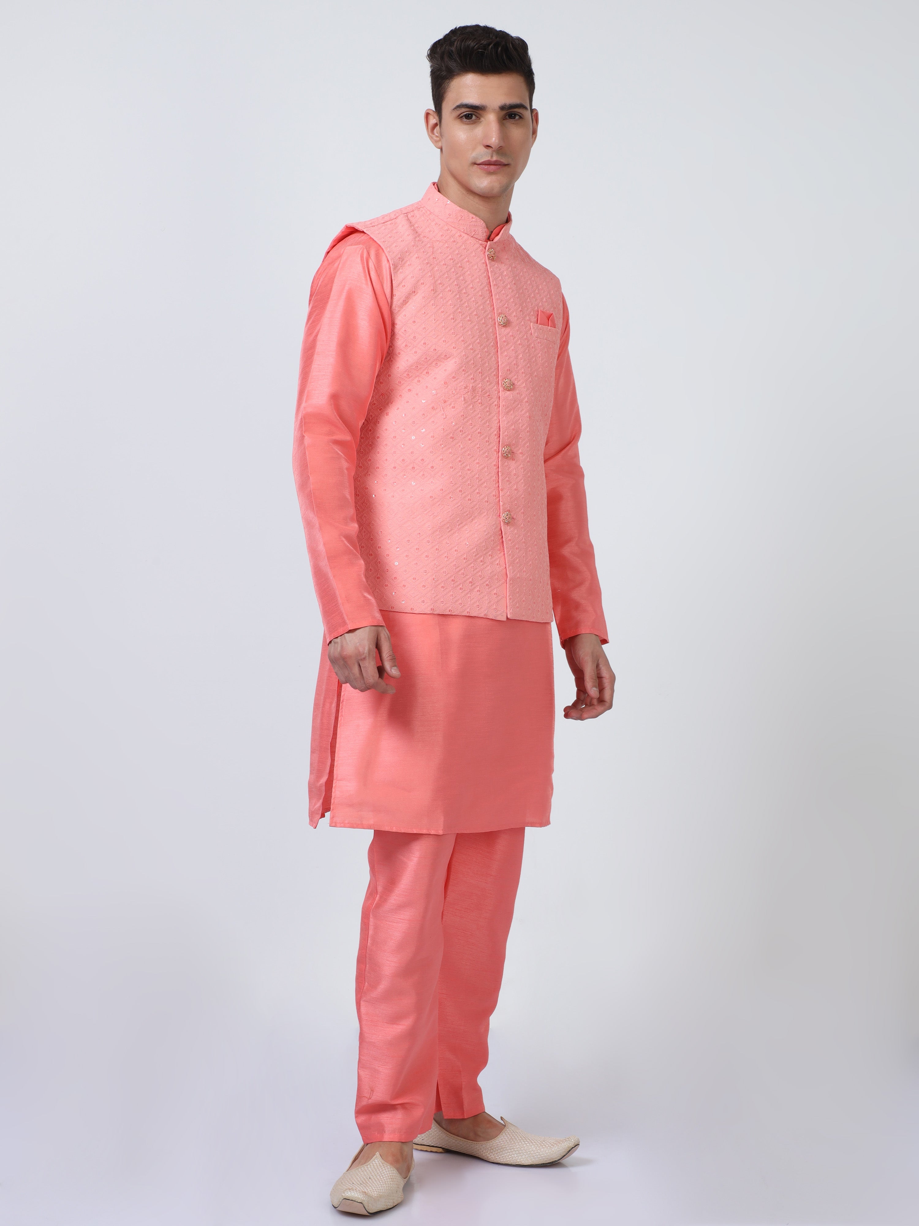 Gulabi Ghazal Kurta Set