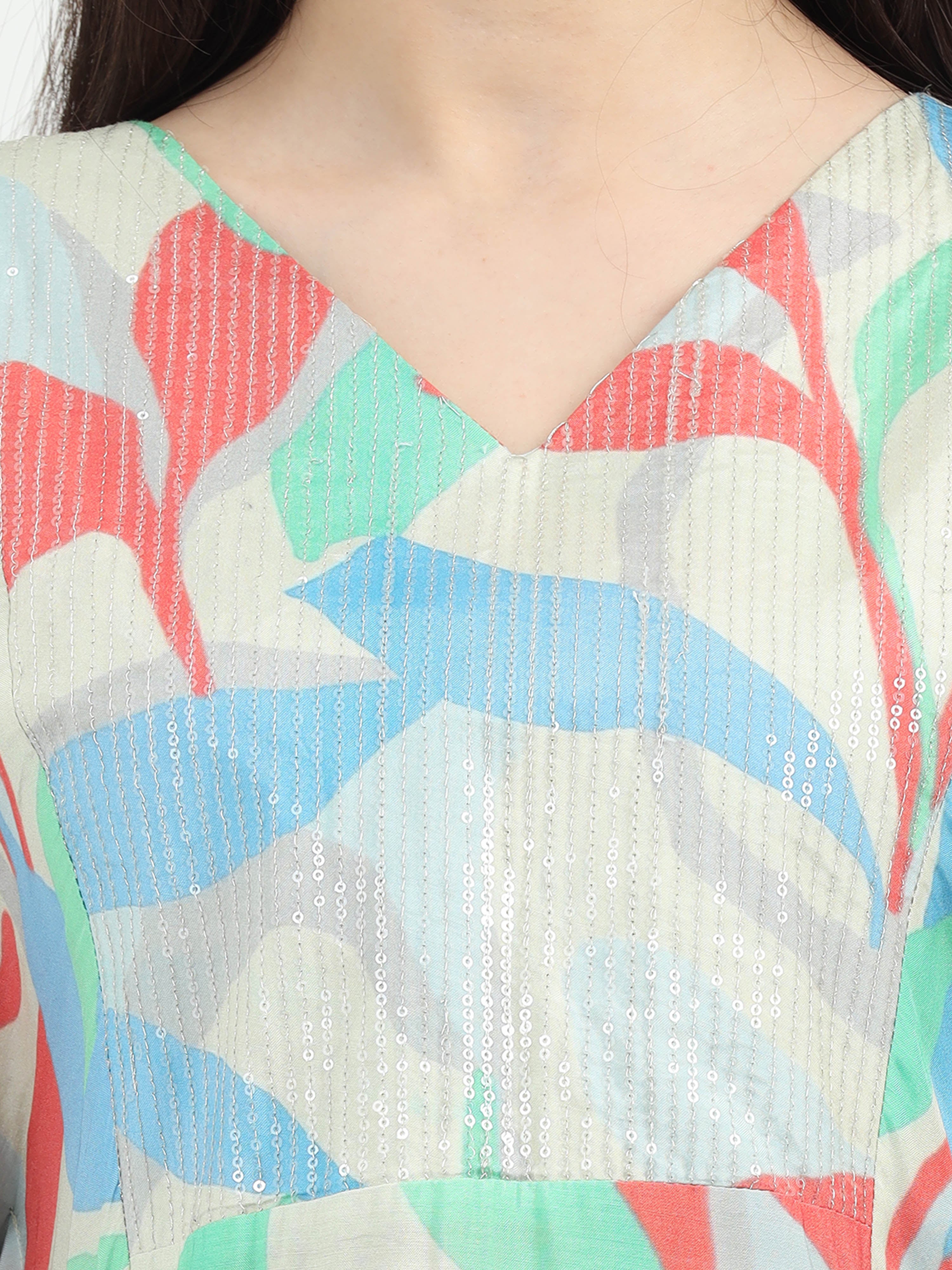 Desi Drama Kaftan Set