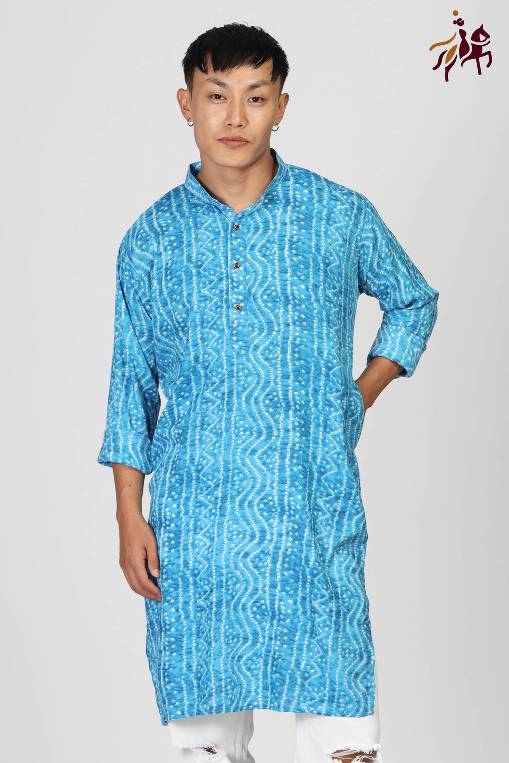 Aqua Afsana Kurta