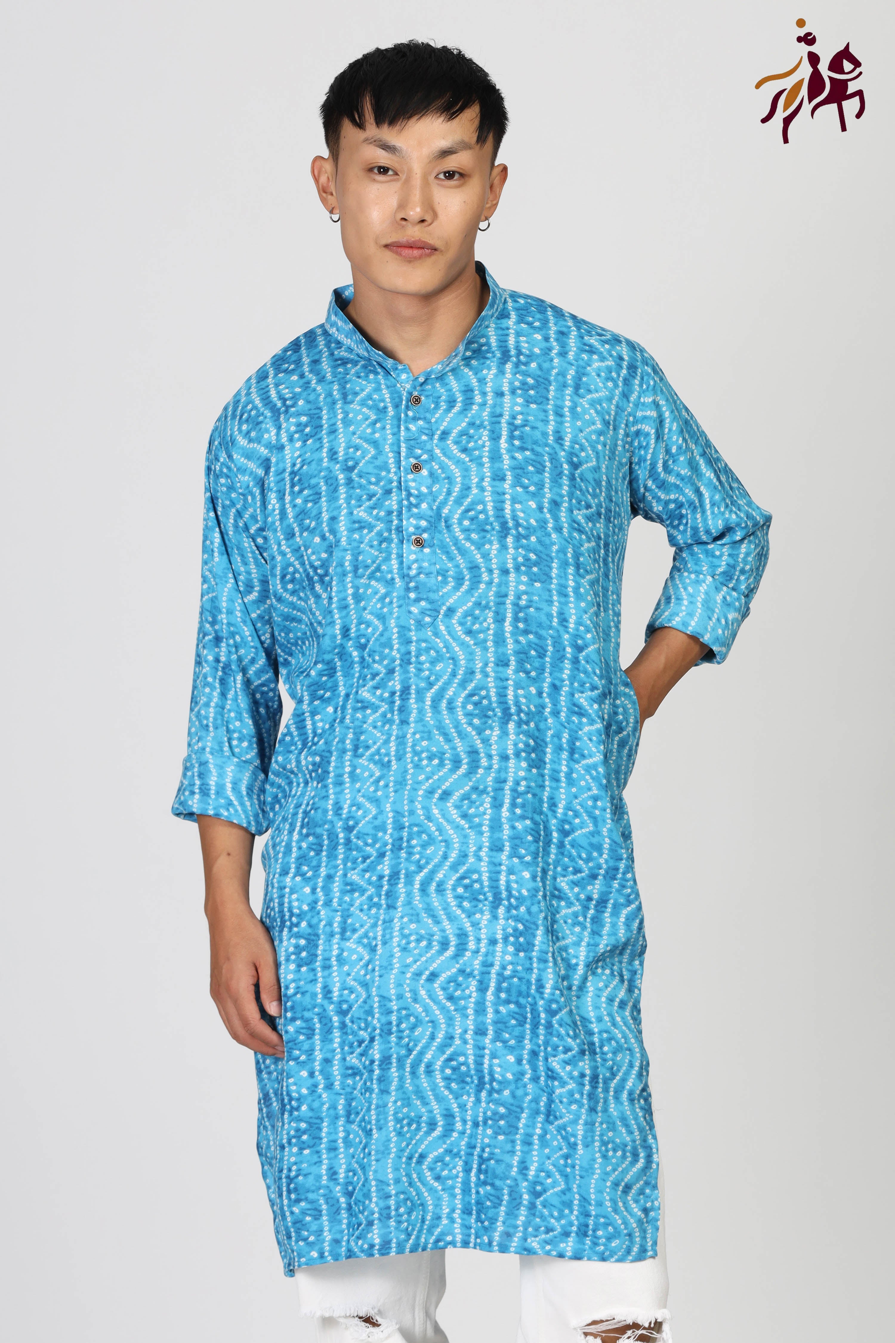 Aqua Afsana Kurta