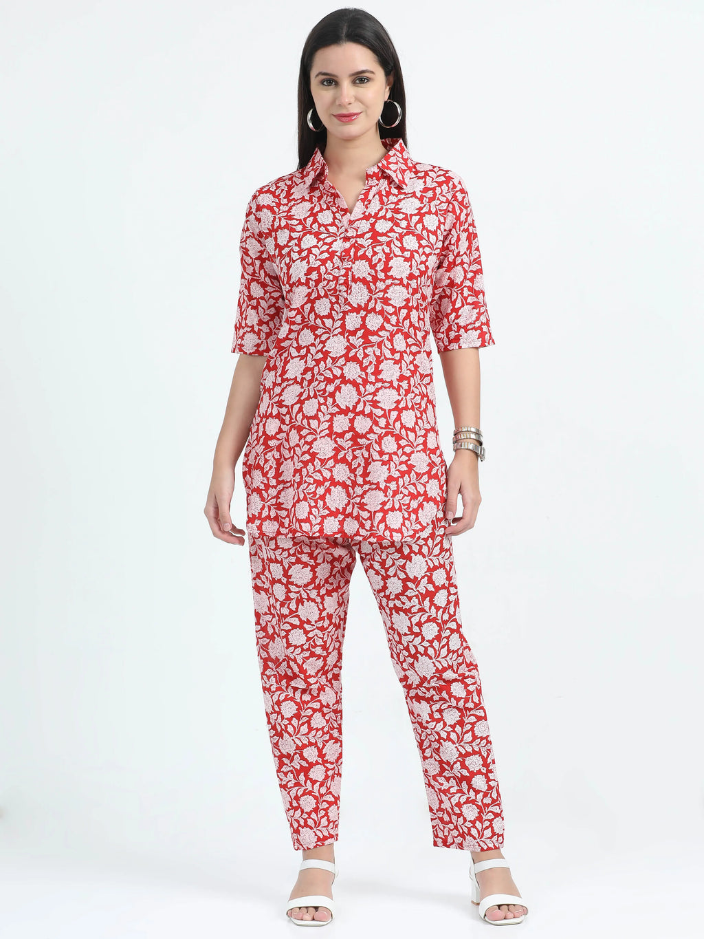 Laal Leher Co-ord Set