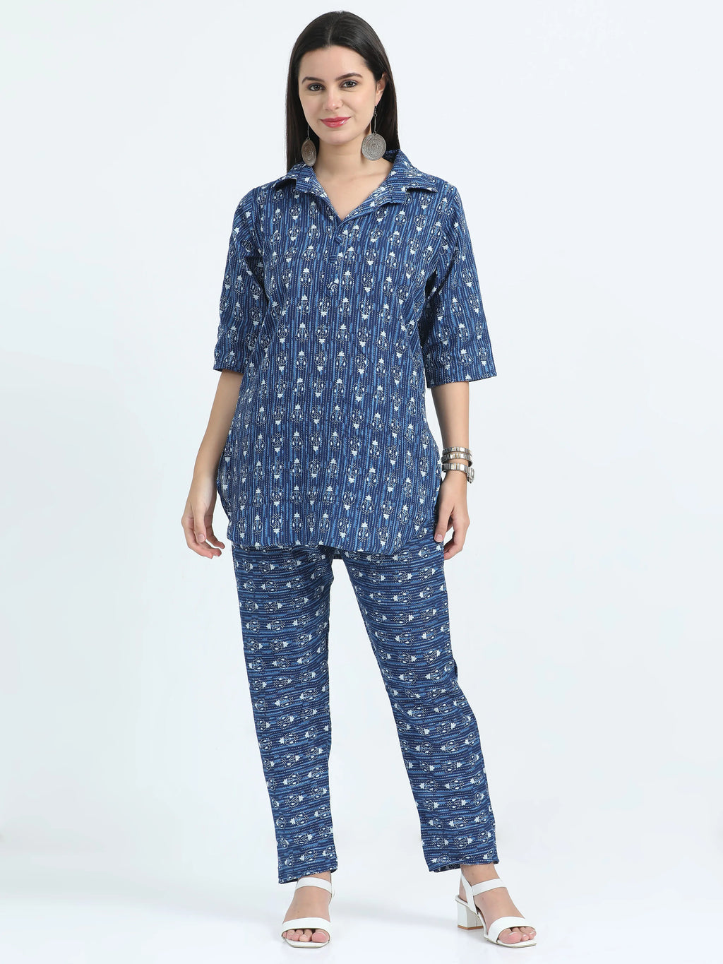 Indigo Iktara Co-ord Set