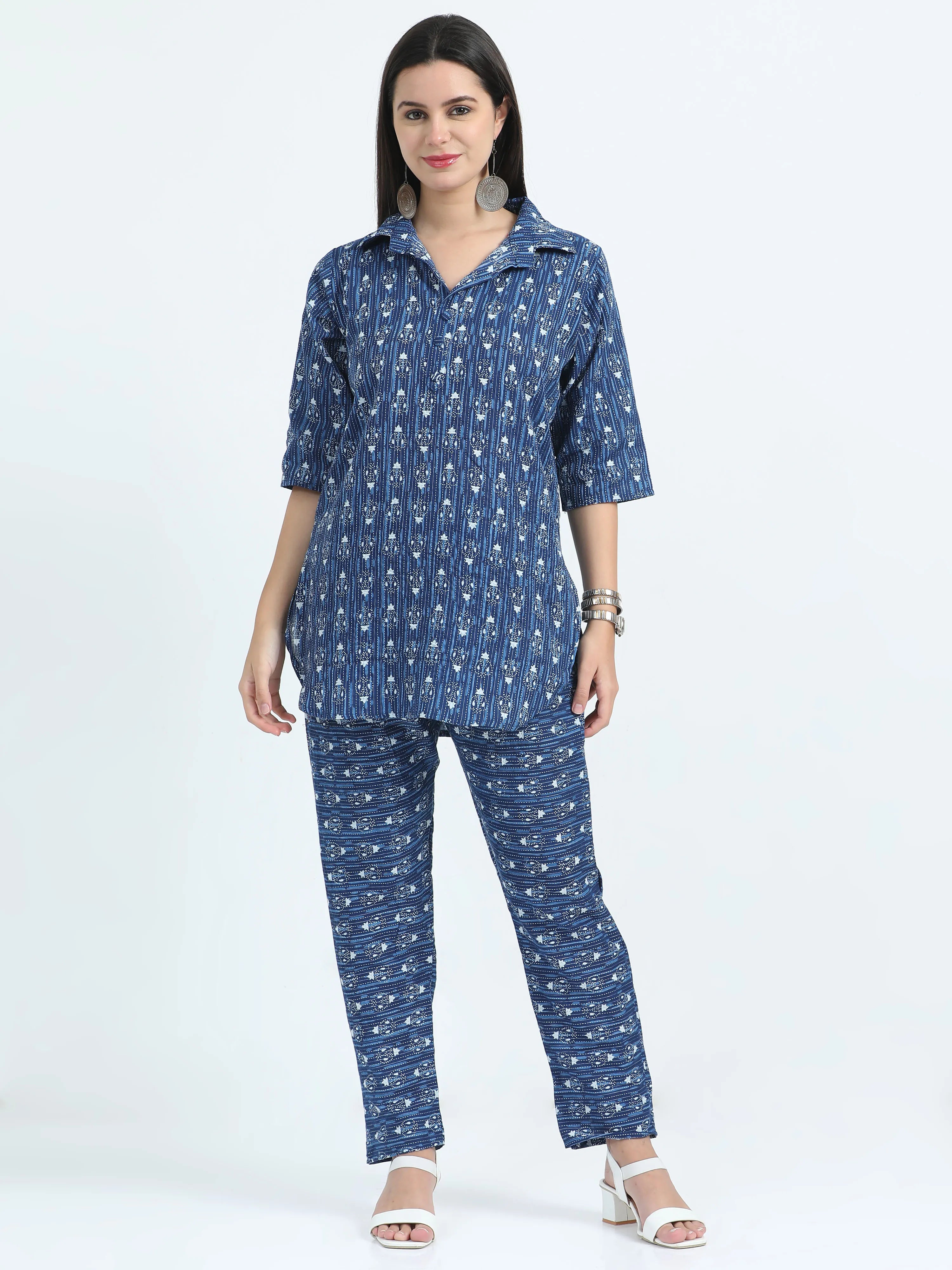 Indigo Iktara Co-ord Set