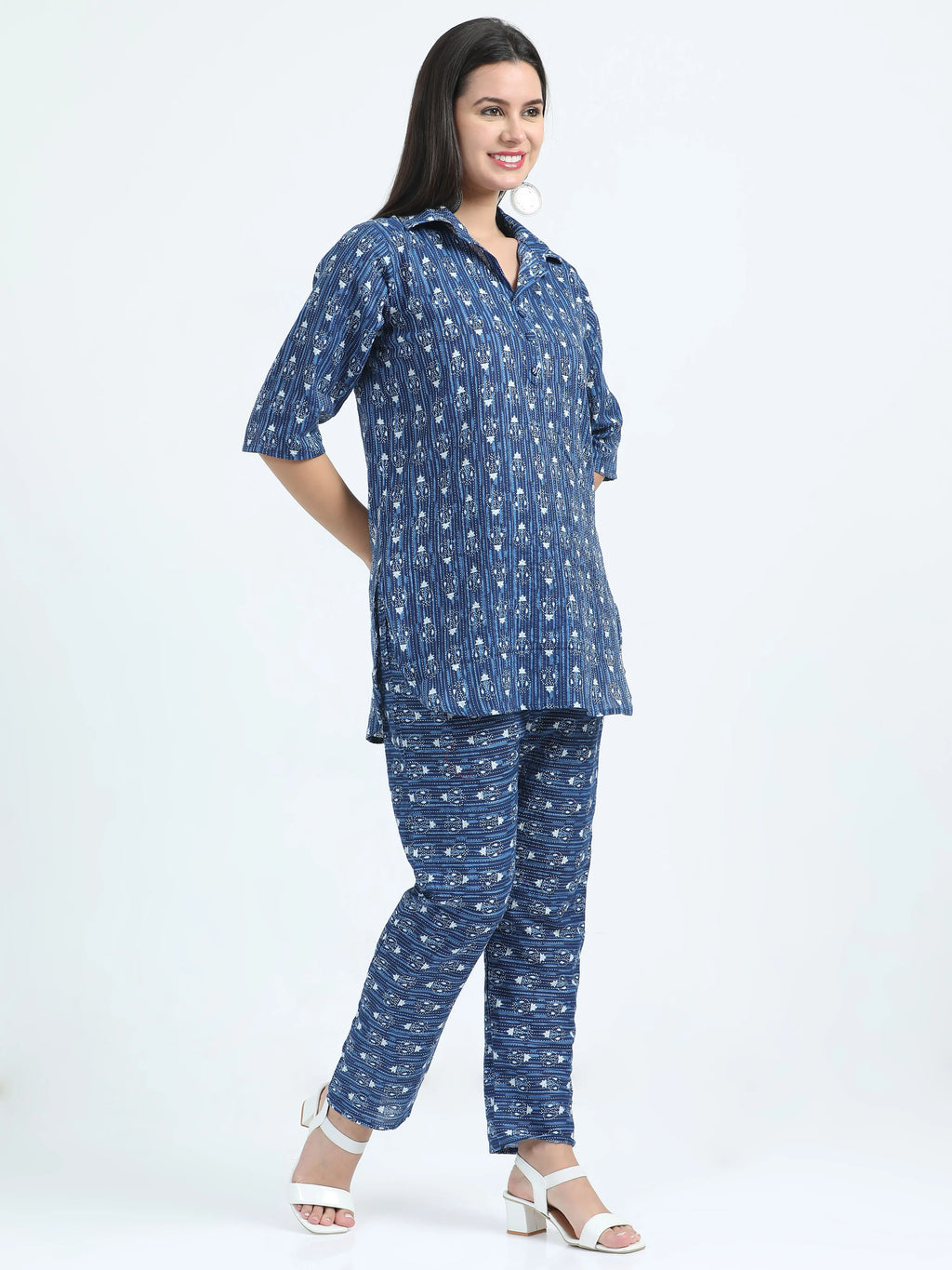 Indigo Iktara Co-ord Set