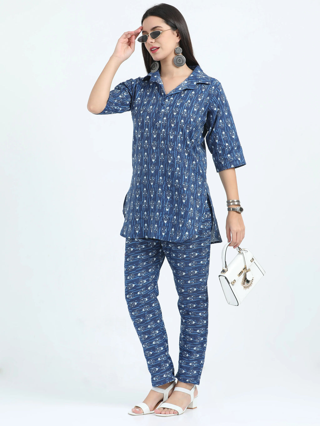 Indigo Iktara Co-ord Set