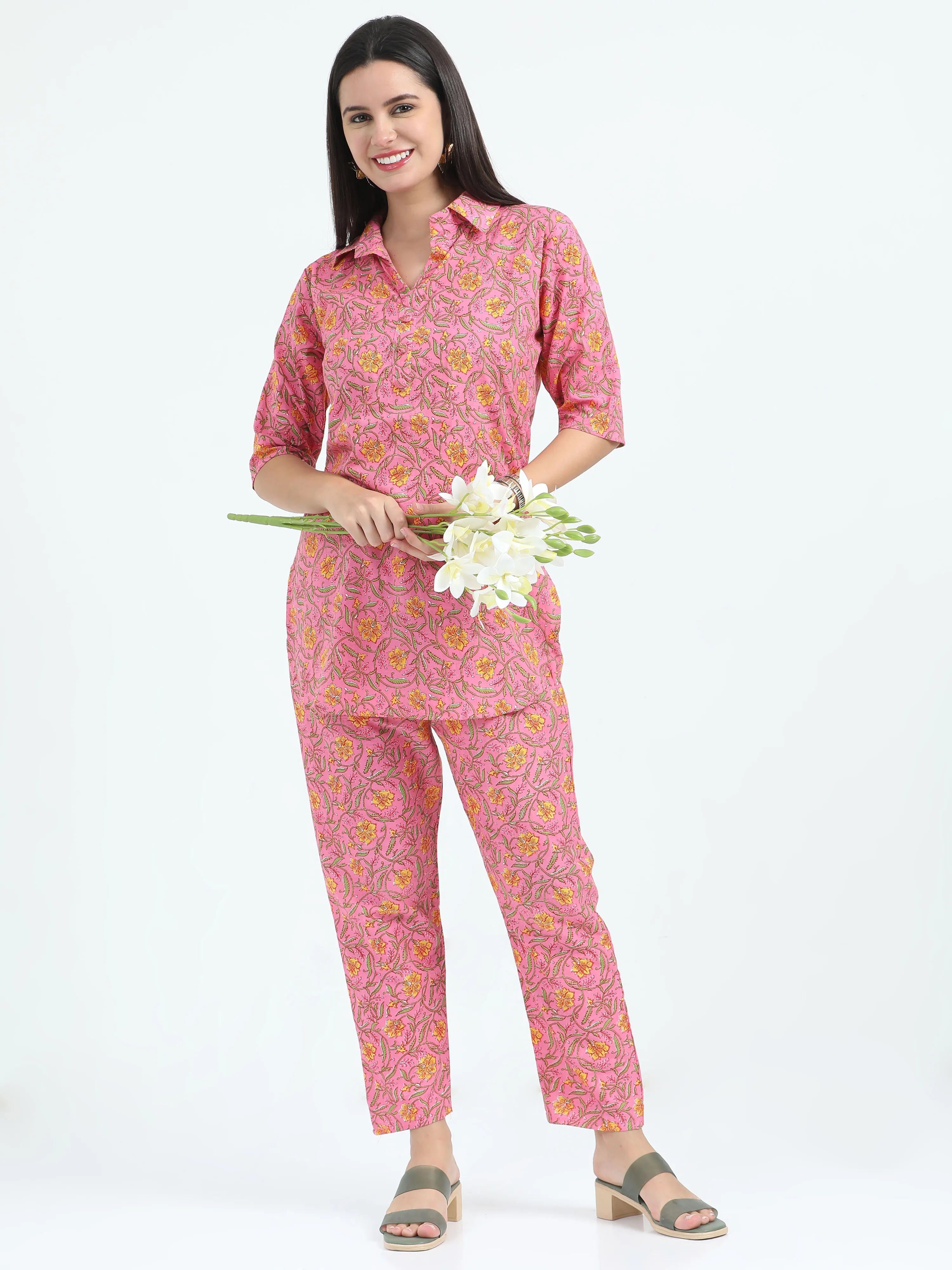 Gulabi Guldasta Co-ord Set