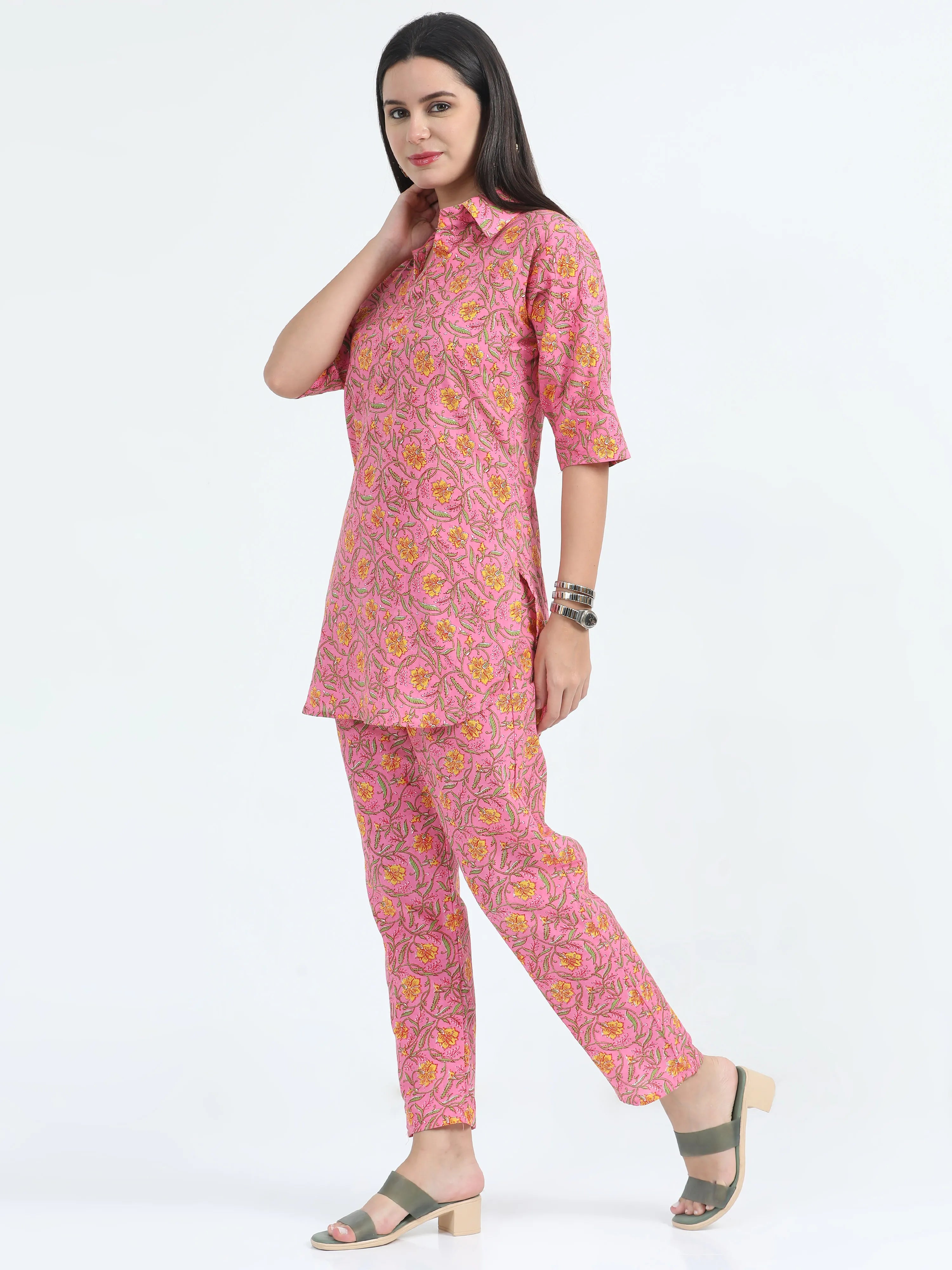 Gulabi Guldasta Co-ord Set