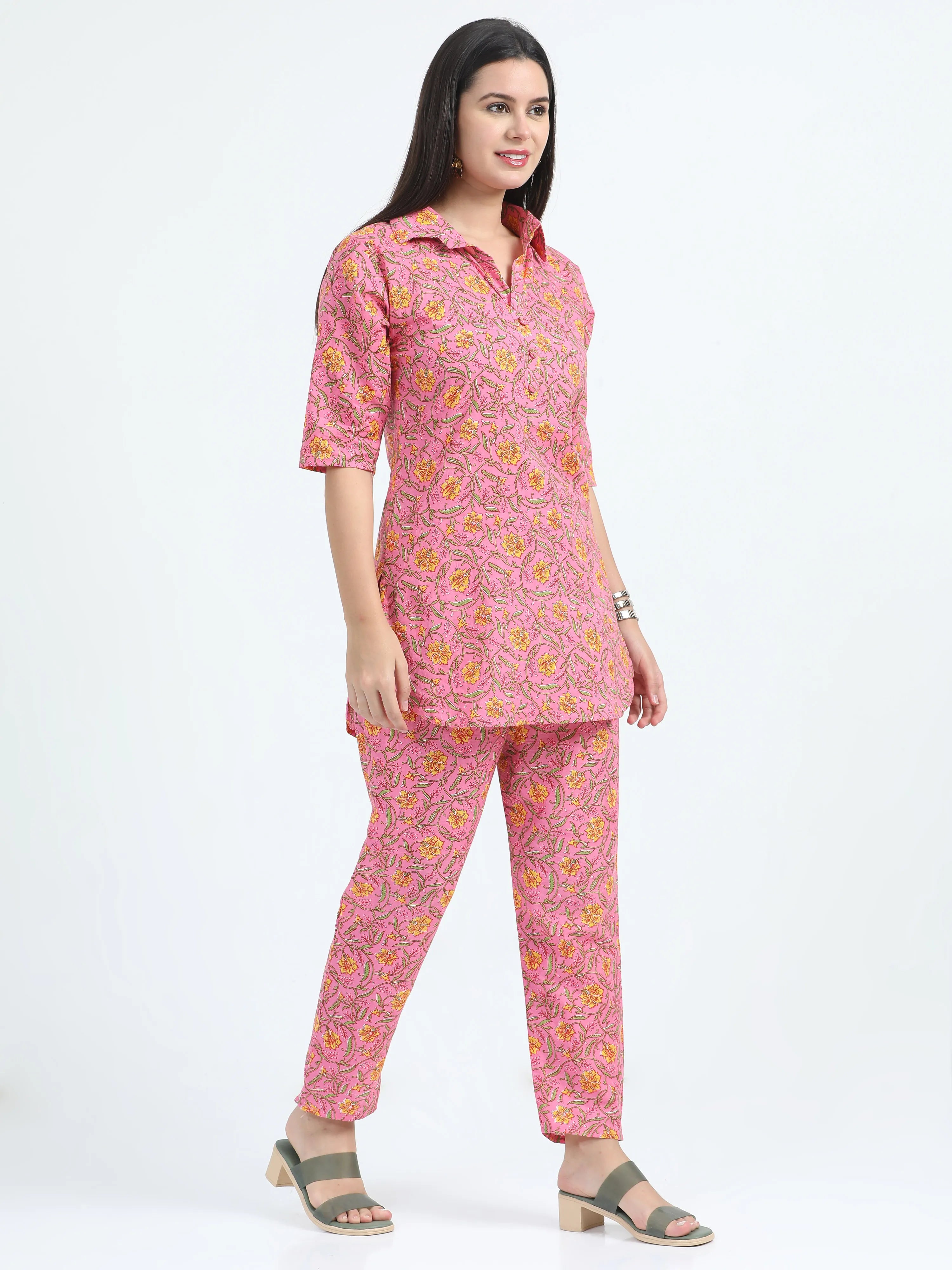 Gulabi Guldasta Co-ord Set