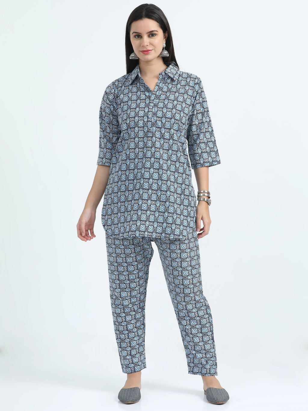 Aqua Adaa Co-ord Set