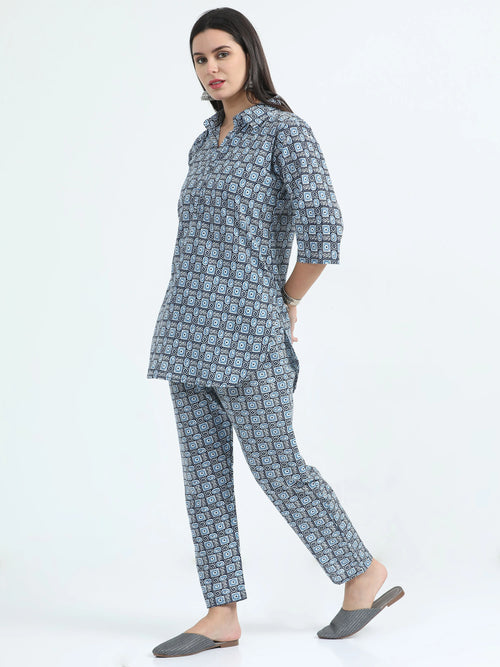 Aqua Adaa Co-ord Set