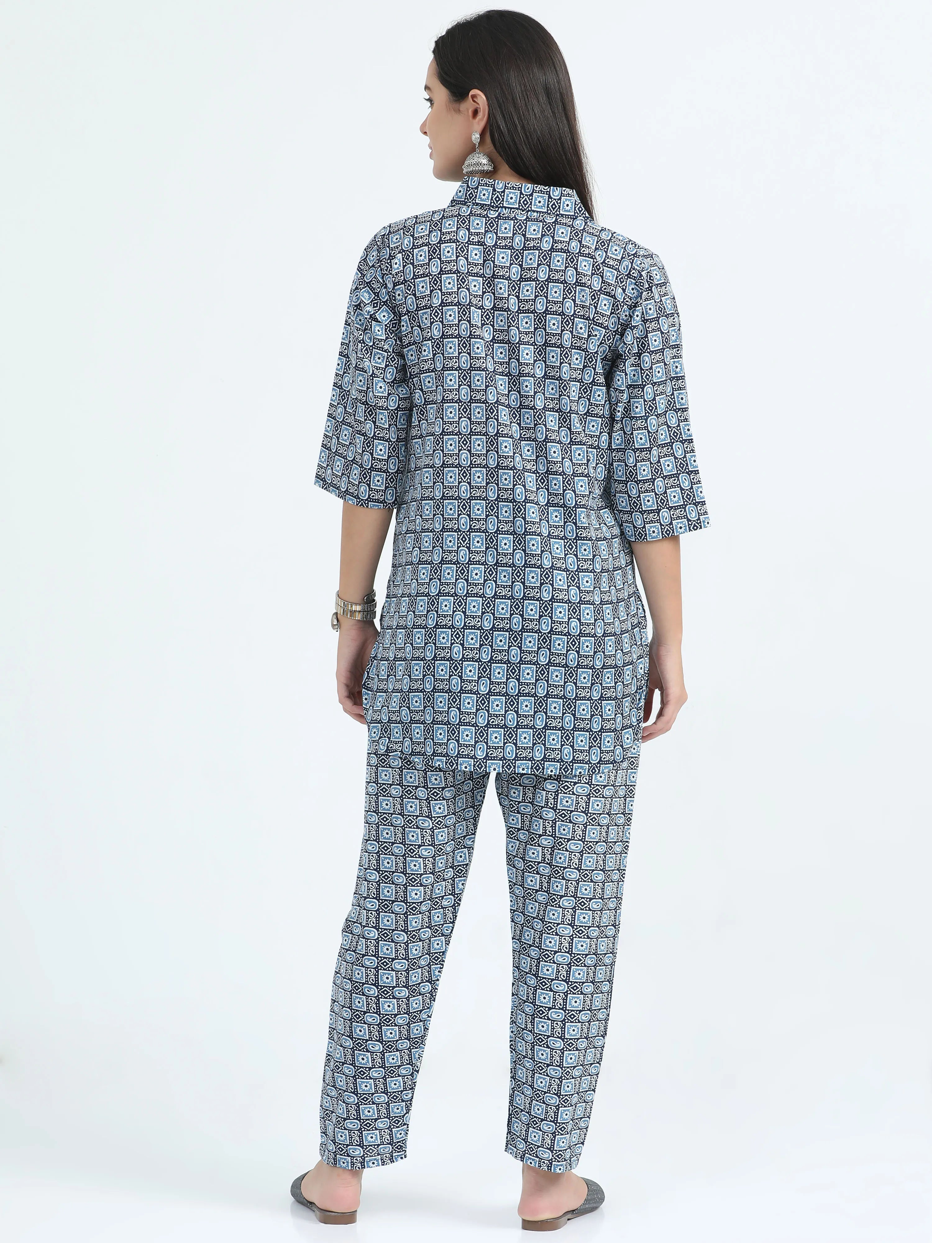 Aqua Adaa Co-ord Set