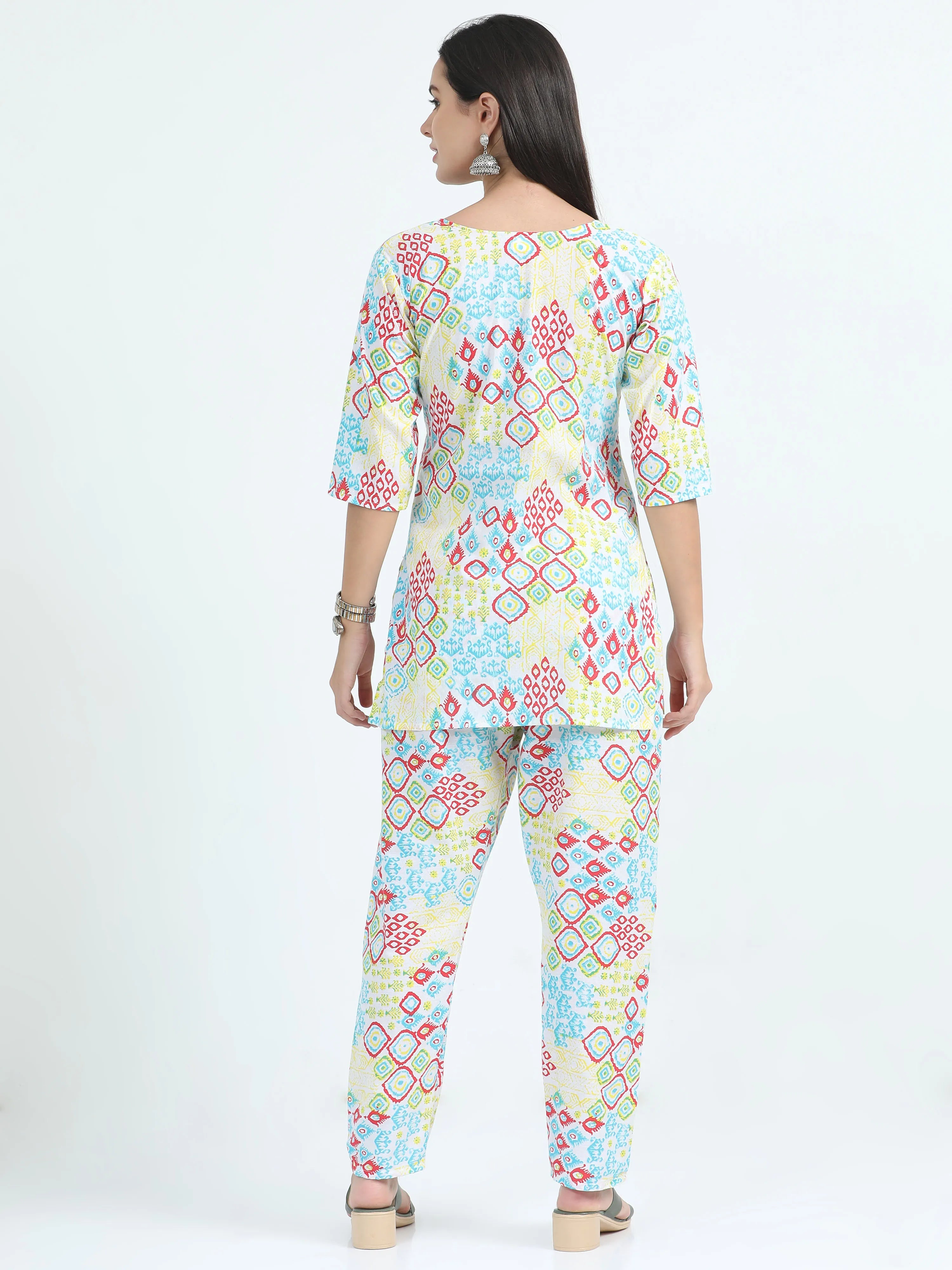 Phoolon Ki Holi Short Kurta Set