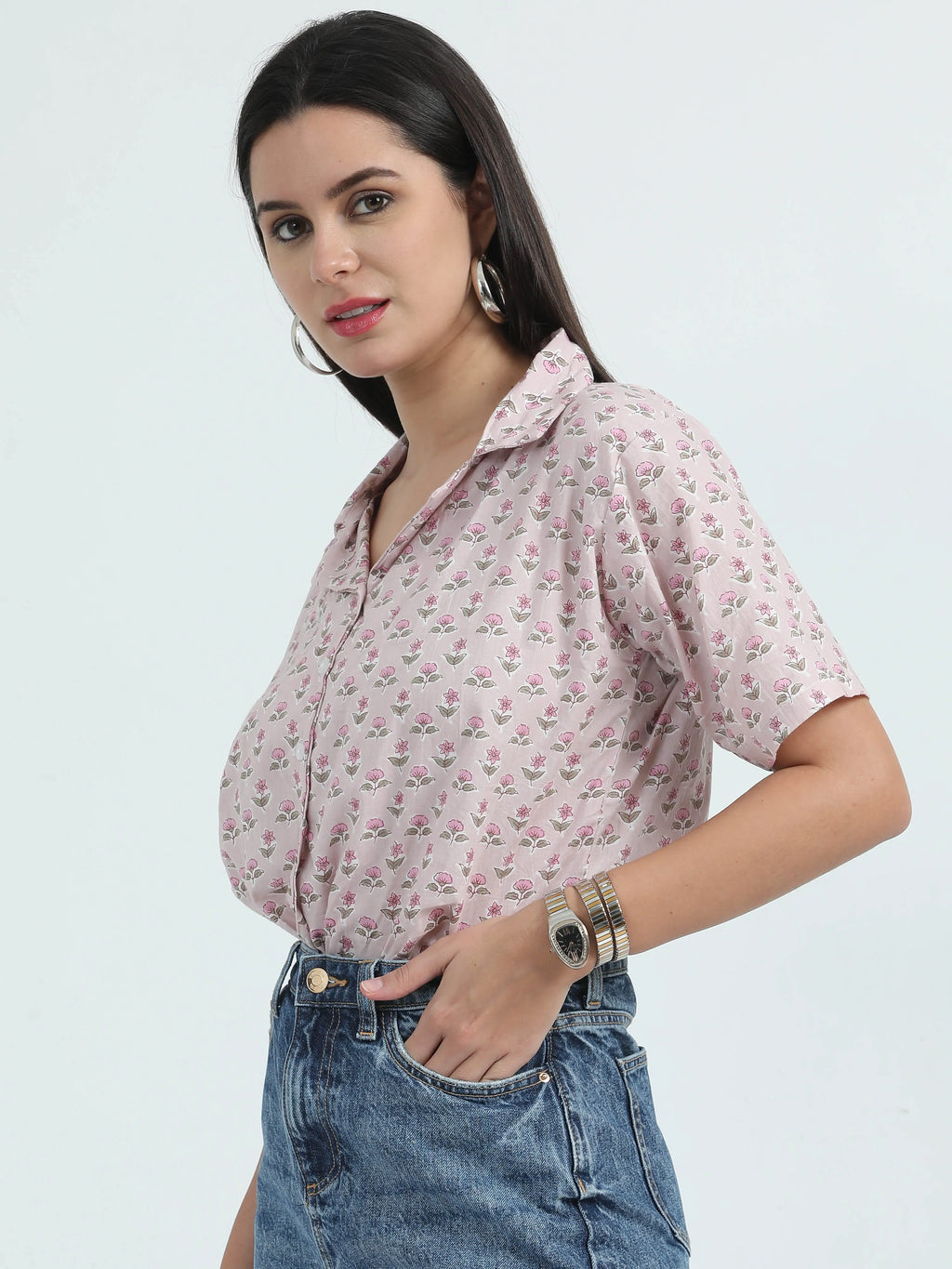 Gulabi Gulzar Shirt