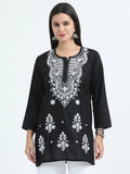 Nisha Noor Chikankari Short Kurta