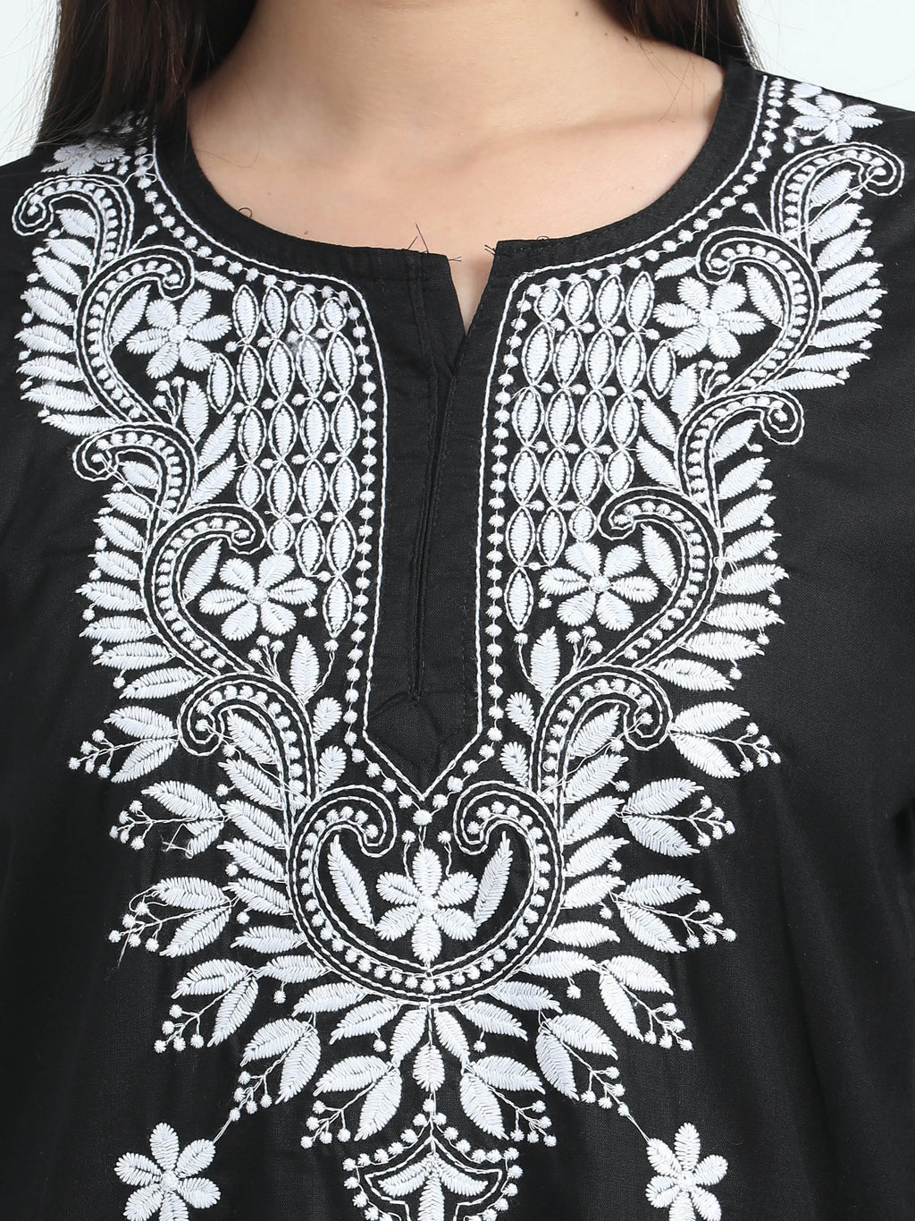 Nisha Noor Chikankari Short Kurta