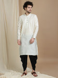White Silk Blend Kurta