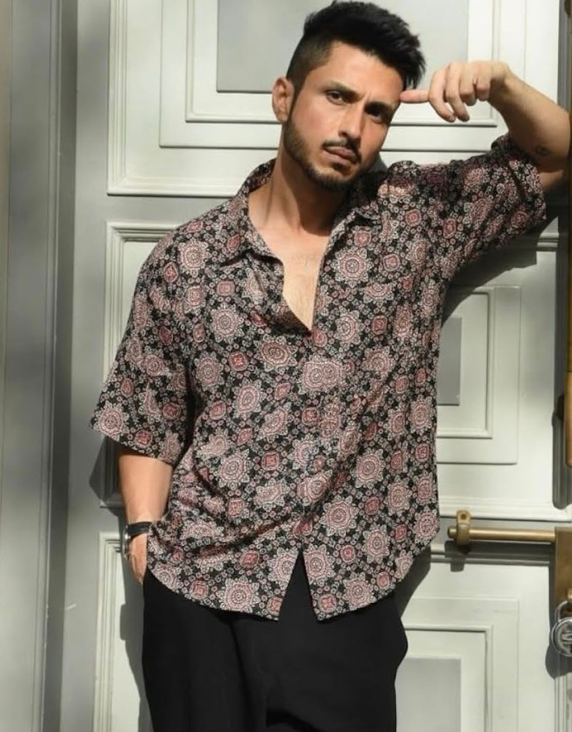 HOJ Men's Edit in Neel Nawaab Kurta Set