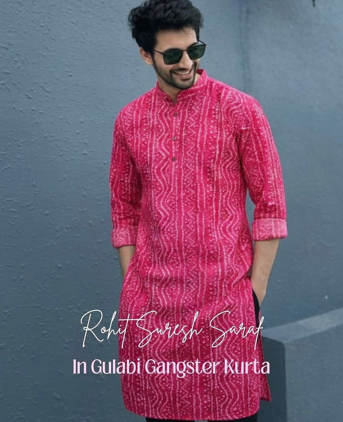 Rohit Saraf in Gulabi Gangster Kurta